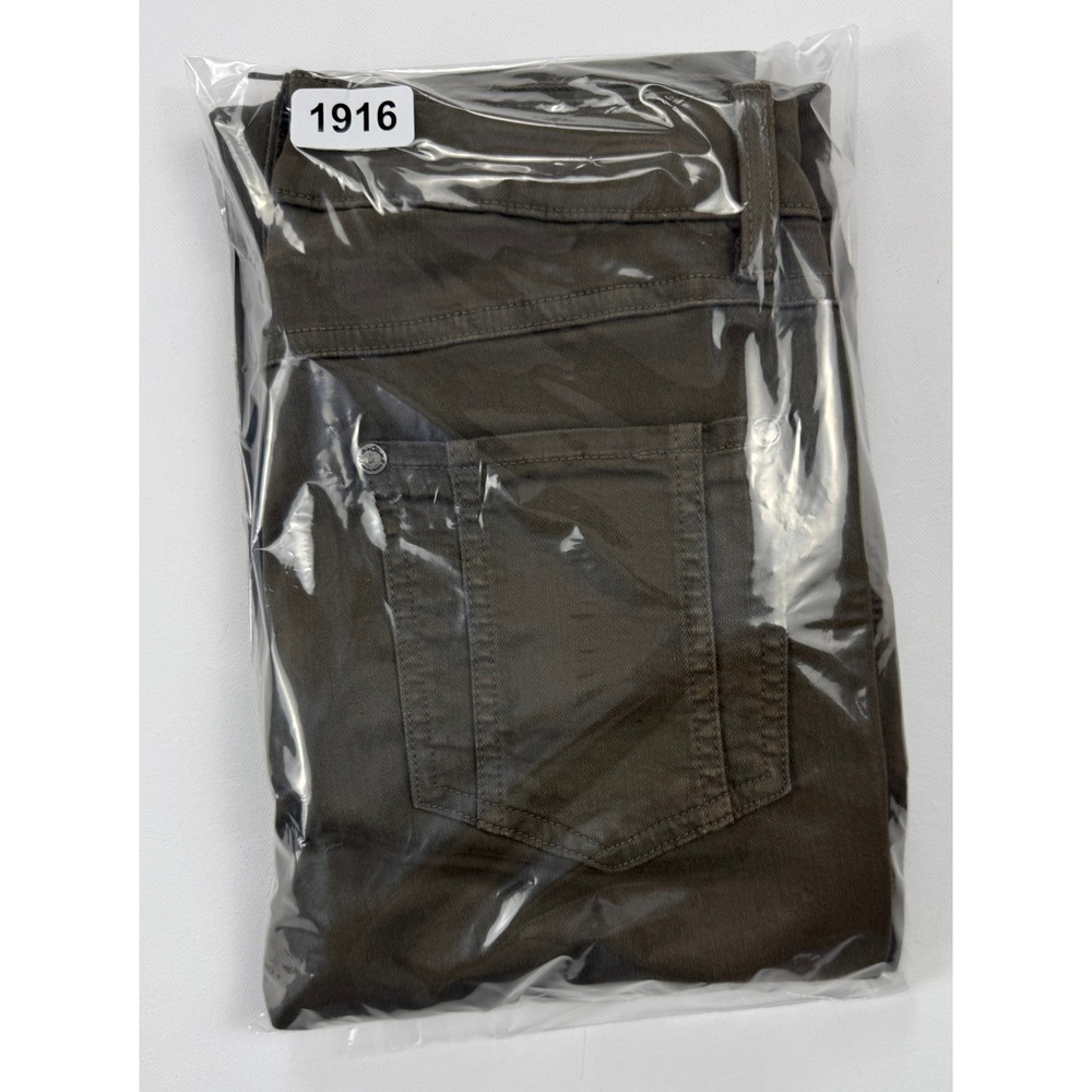 Alice + Olivia Stacey Bendet Cargo Pants Womens 26 Olive Green Skinny Zip #1916 - Picture 11 of 11